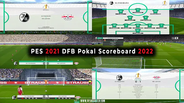 PES 2021 DFB Pokal Scoreboard 2022