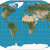 A world map on the Winkel tripel projection