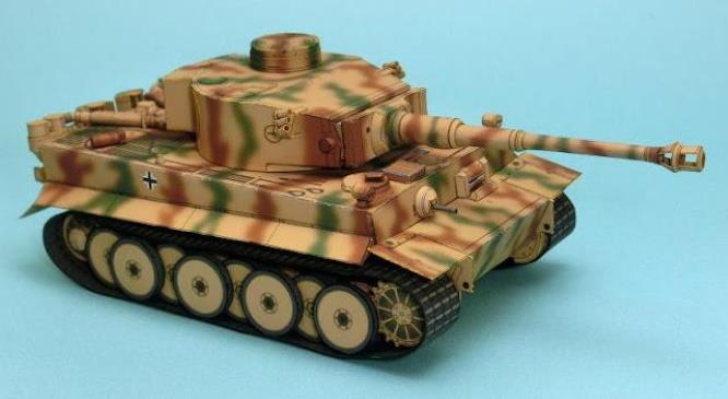 Nazi Tank WW2 Panzer VI Tiger 1-1:72 Eaglemoss Military Model Vehicle OT4 