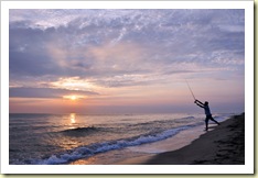 Sunrise fishing