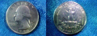 U.S. Quarter Dollar Coin - 1990