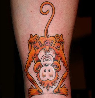 Monkey Tattoos Seen On www.coolpicturegallery.net