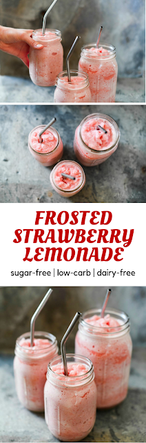 Frosted Strawberry Lemonade