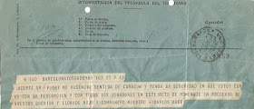 Telegrama de pésame del Club Ajedrez Paluzíe