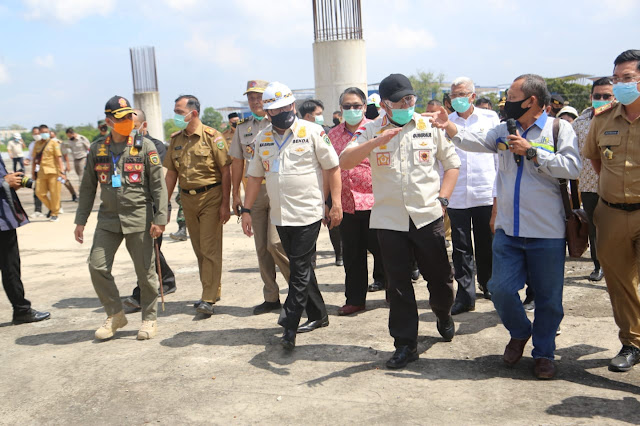 Herman Deru Siapkan Tim Penyelesaian,   Pembangunan Masjid Raya Sriwijaya Dilakukan Secara Bertahap 