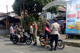 PPKM Level 2 Polres Banjarnegara Gelar Ops Yustisi Imbau Prokes Antisipasi Penyebaran Covid-19