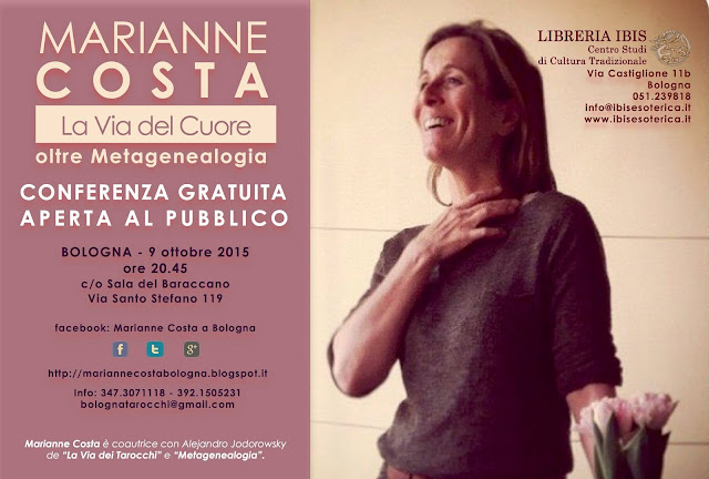 Marianne Costa metagenealogia conferenza gratuita Bologna