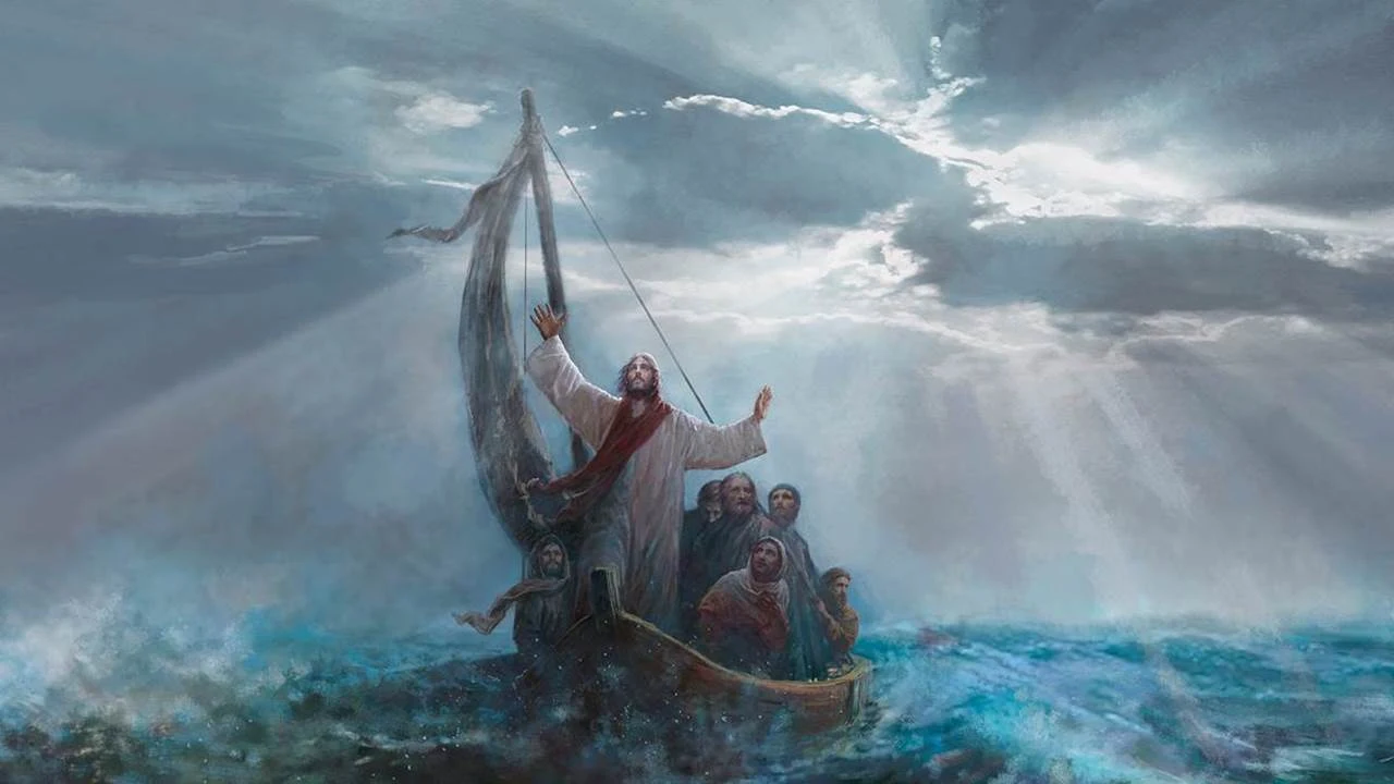 Jesus and storm