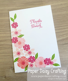 Beautiful Bouquet beginner easy to make card Stampin Up