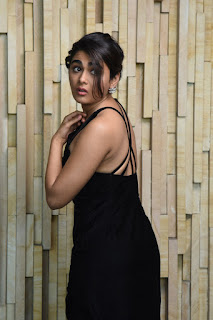 Shalini Pandey Hot Pics in Black Dress