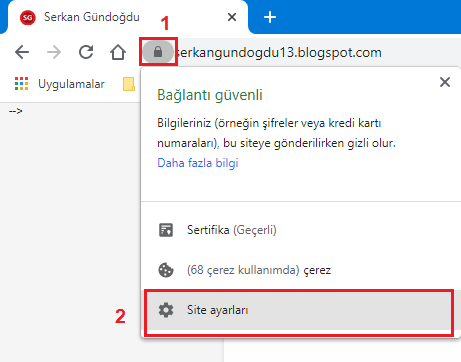 Google Chrome'da Önbelleği, Çerezleri ve Tarama Geçmişini Temizleme