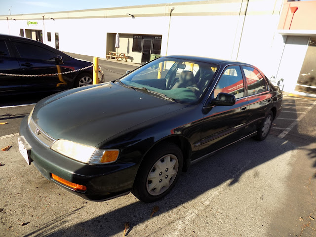 1997 Honda Accord- Before work was done at Almost Everything Autobody