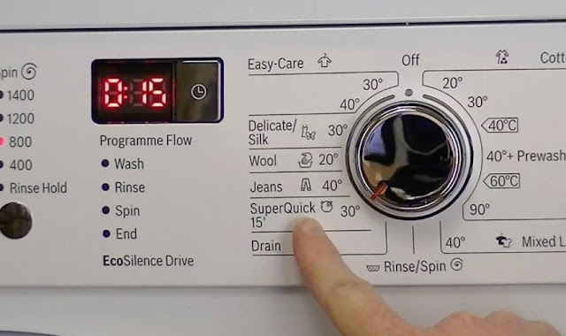Fungsi dan Kegunaan Tombol Wash, Rinse, dan Spin di Mesin Cuci