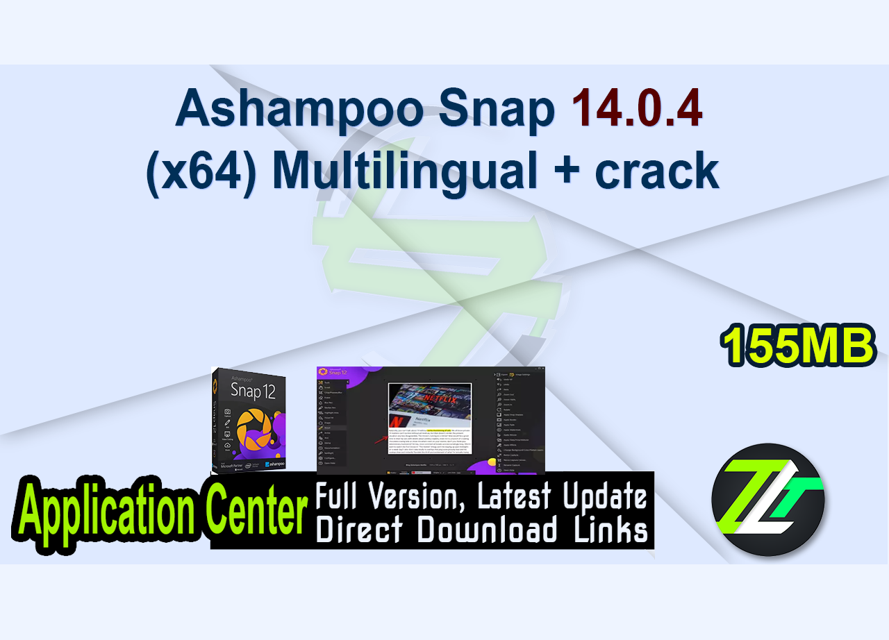 Ashampoo Snap 14.0.4 (x64) Multilingual + crack 