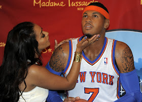 Carmelo Anthony with Wife