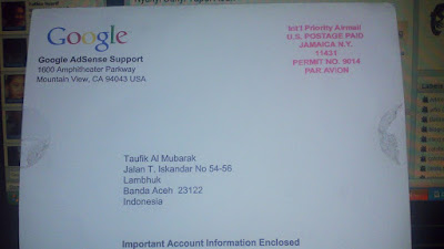 Akhirnya Saya Dapat Surat dari Google