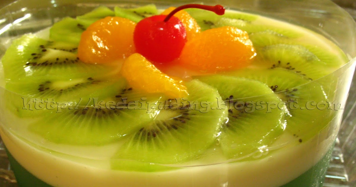 Puding Sehat Yummy Kreasi Kedai ku Puding Pandan Selasih