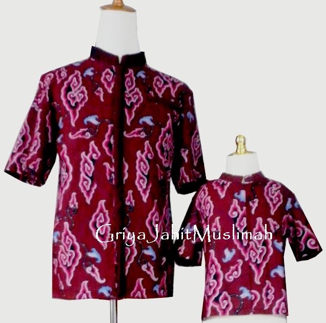 Griya Jahit Muslimah Batik Koko Ayah n Anak 