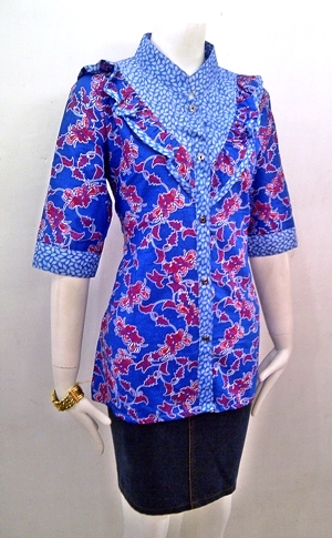 Model Baju Batik Muslim Terbaru 2015 Supranaturaljokowi.com