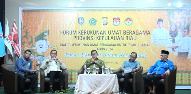 FKUB Kepri Gelar Dialog Kerukunan Umat Beragama untuk Pemilu Damai 2024