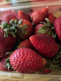 Photo of strawberries by Fahmeena Odetta Moore