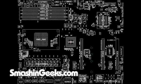 Free ASRock 990FX KILLER Rev 1.01 60 MXGST0 A01 Schematic Boardview