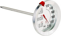 Escali AH1 Stainless Steel Oven Safe Meat Thermometer