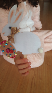 Activities for Kids - felt easter bunny & egg to decorate