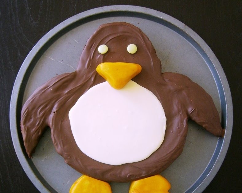 Sucrissime Le Pingouin Gateau Au Chocolat Decore