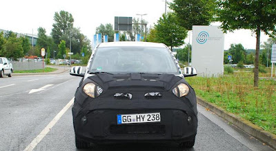 2012 Kia’s new supermini Picanto spy photos