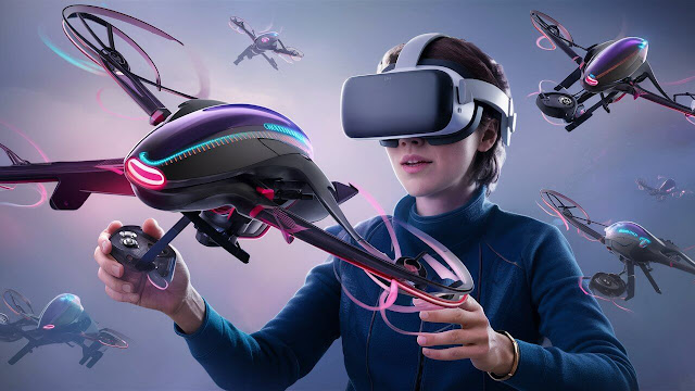 Virtual reality (VR) and Rideable Drones in Future