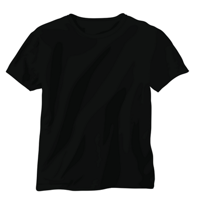 25 Template  T shirt Gratis untuk Preview Desain Kaos 