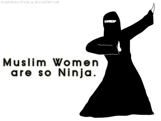 Muslim women are so ninja