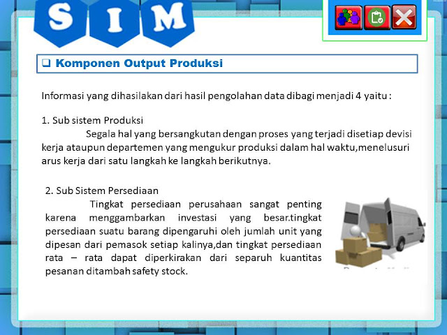 Komponen output produksi