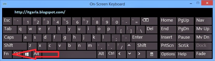 Cara Mengatasi tombol FN keyboard laptop eror