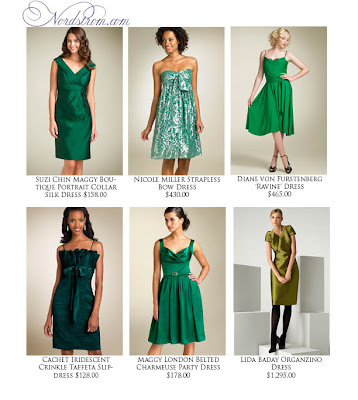 Green Bridesmaids Dresses