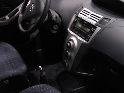 2007 Toyota Yaris Liftback Interior at the Portland International Auto Show in Portland, Oregon, on January 28, 2006