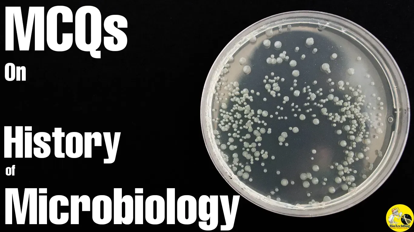 MCQs on History of Microbiology