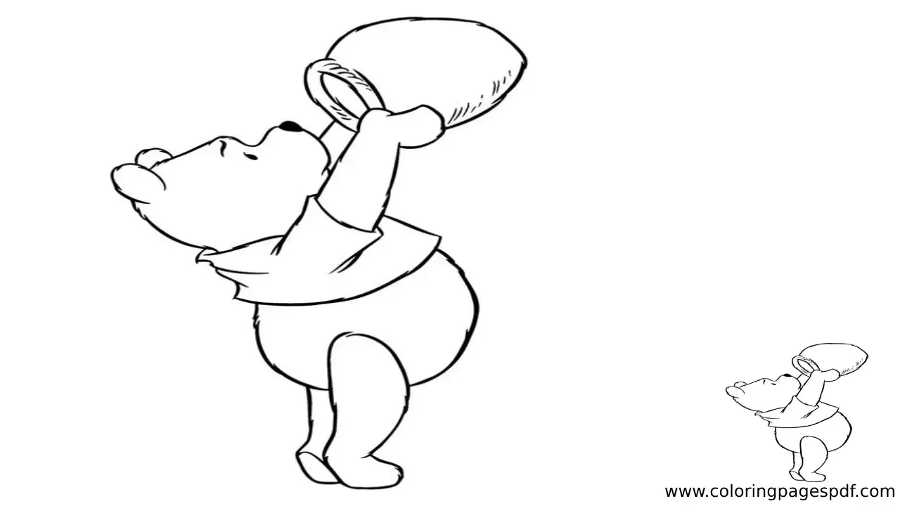 Coloring Page Of Winnie The Pooh