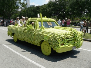 artcarparadehoustontennisballcarcourtesyneurofibromatosis 