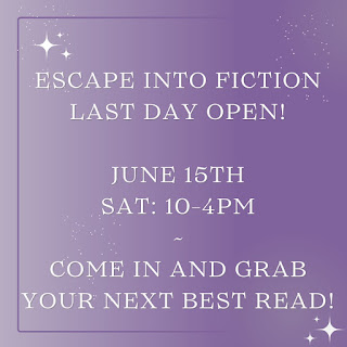 Escape Into Fiction scheduled to close their doors June 15
