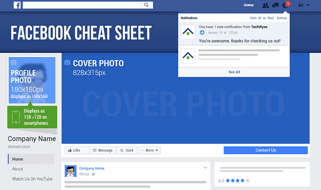 Facebook Cheat Sheet