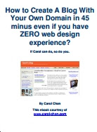 How to Create a Blog With Your Own Domain in 45 Minutes Even If You Have Zero Web Design Experience