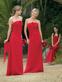 Power of Red Bridesmaid Dresses