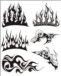 tribal-flames-airbrush-tattoo-design