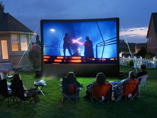 outdoor cinema projector,