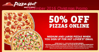 Pizza Hut coupons december