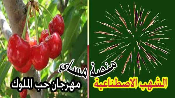 زخات شهب صناعية في السماء تزين غلاف الارض بألوان مختلفة