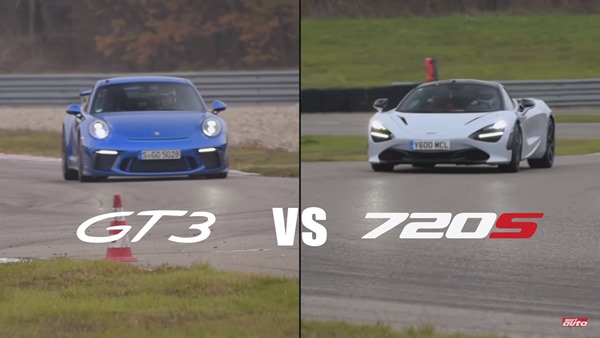 Porsche gt3 VS McLaren 720s