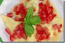 Ravioli di magro con concasse’ di pomodoro